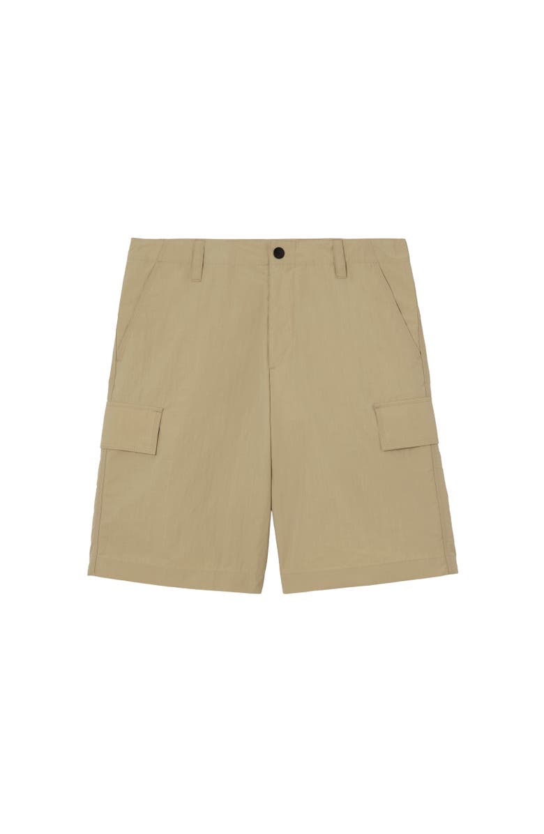 Burberry Nylon Cargo Shorts, Alternate, color, Sparrow Beige