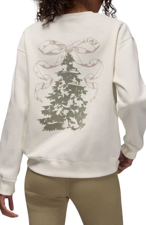 Jordan Brooklyn Fleece Graphic Sweatshirt In Neutral