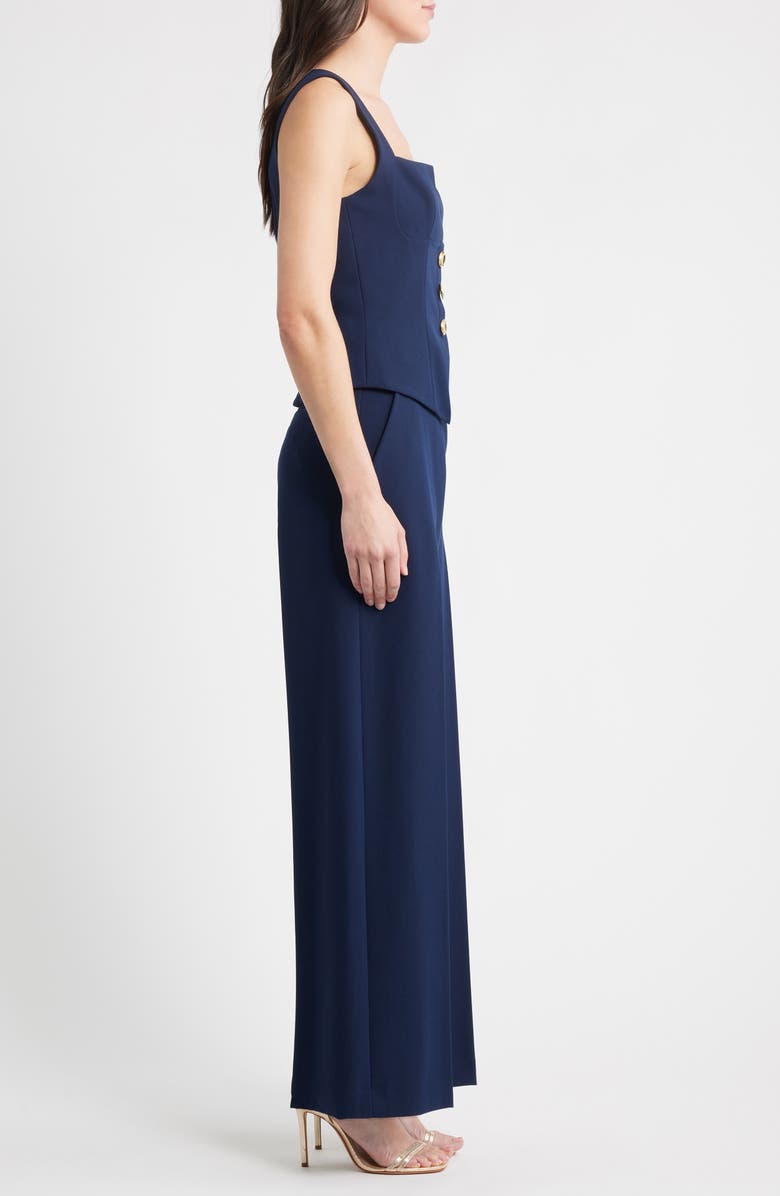 Black Halo Lucian Jumpsuit, Alternate, color, Navy