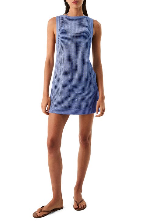 Erika Open Knit Cover-Up Dress