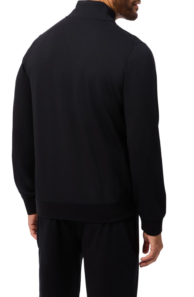 Psycho Bunny Felix Lightweight Knit Zip-Up Jacket, Alternate, color, 