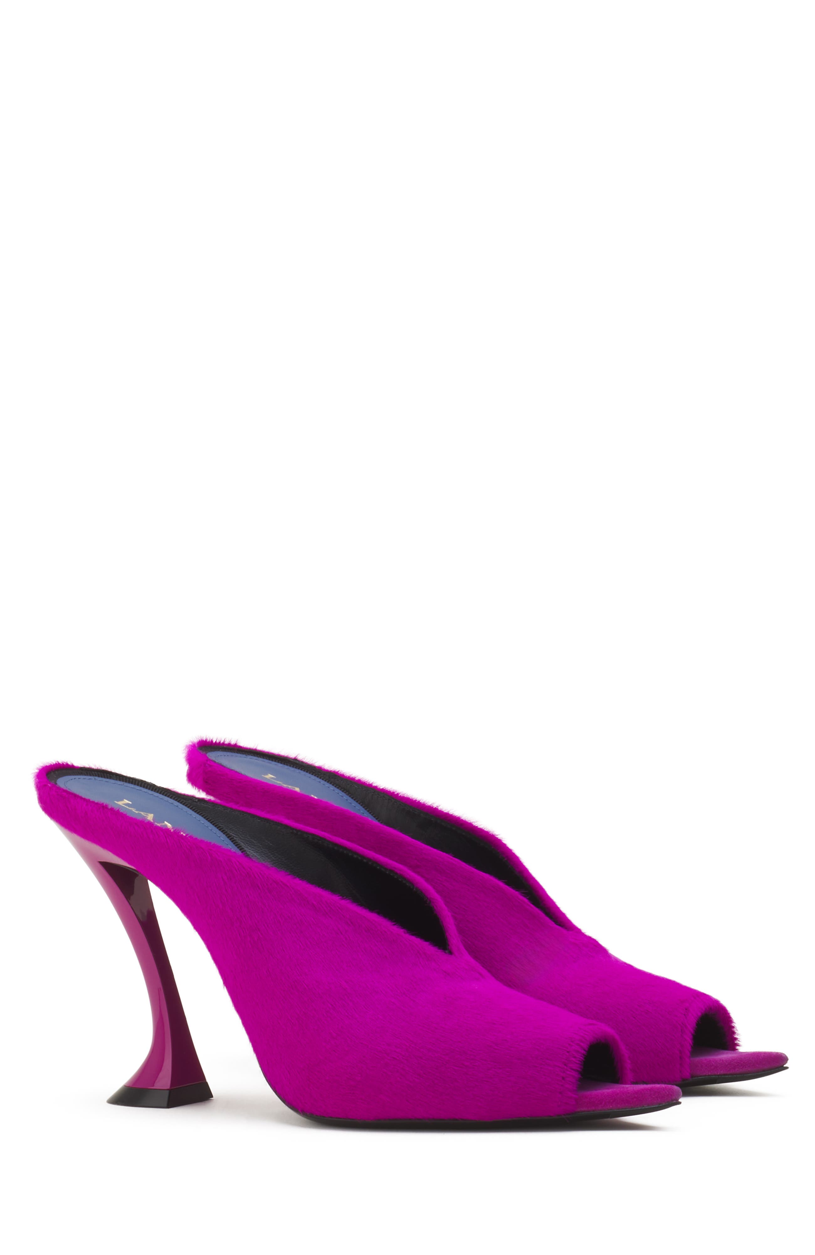 Midnight Step Mule In Pony, Alternate, color, Pink