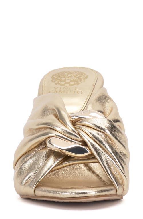 Vince Camuto Patie Slide Sandal In Egyptian Gold