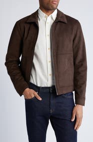 Hart Schaffner Marx Westwood Water Resistant Faux Suede Jacket