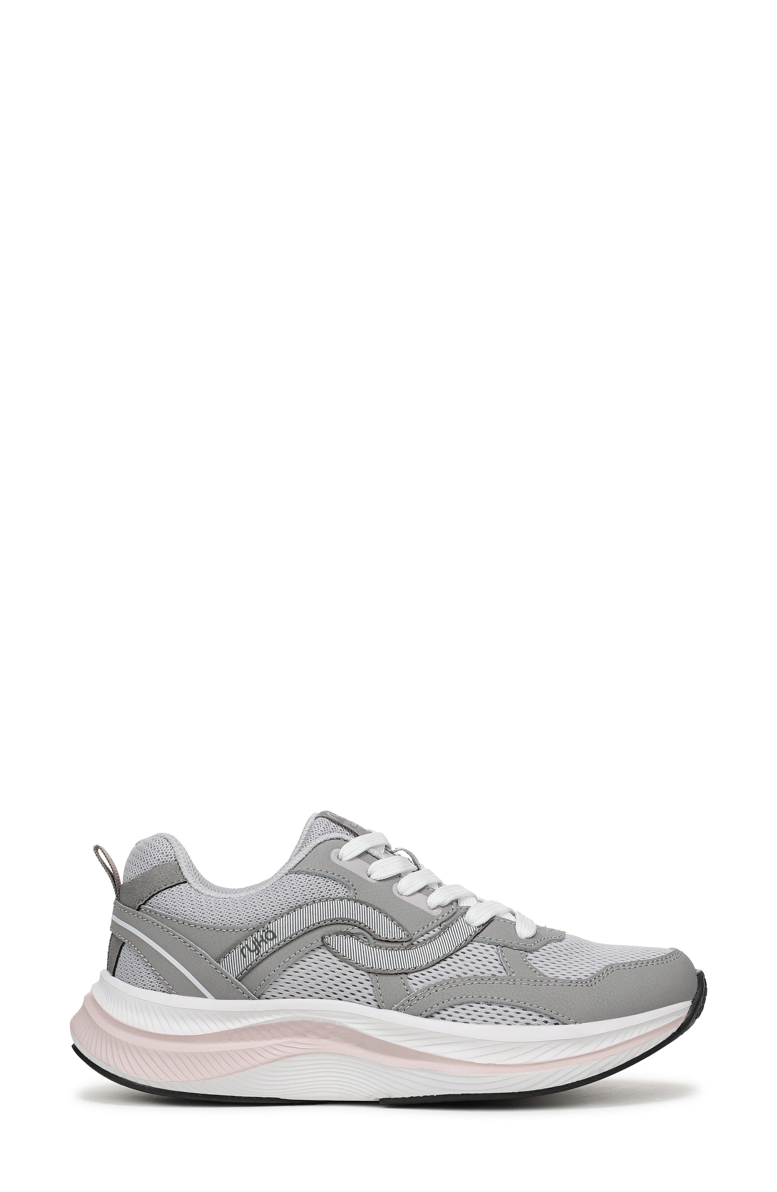 Gratify Walking Shoe, Alternate, color, PALOMA GREY LEATHER/ MESH