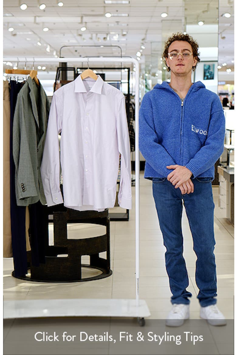 Contemporary Fit Check Cotton Twill Dress Shirt video