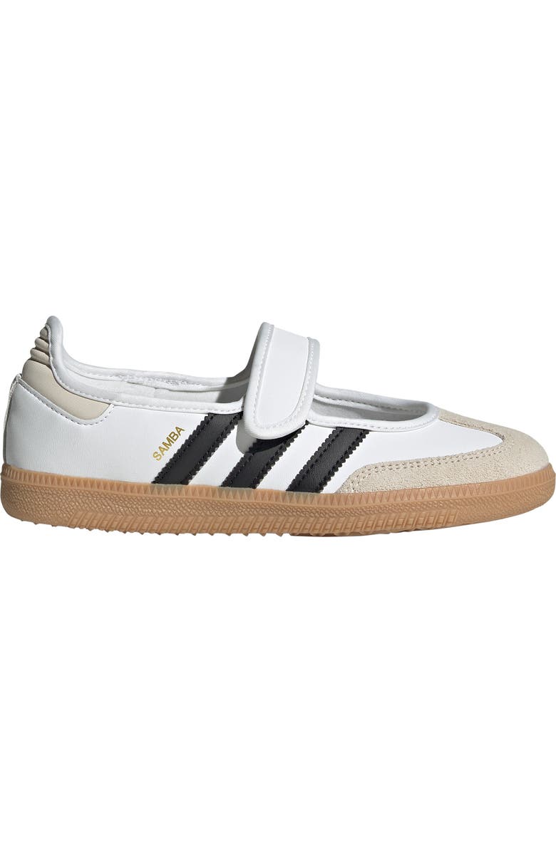 adidas Kids' Samba Jane Sneaker, Alternate, color, Ftwwht/Alu