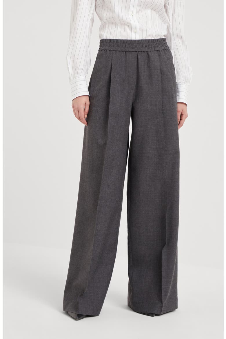 Loose Track trousers, Alternate, color, Dark Grey