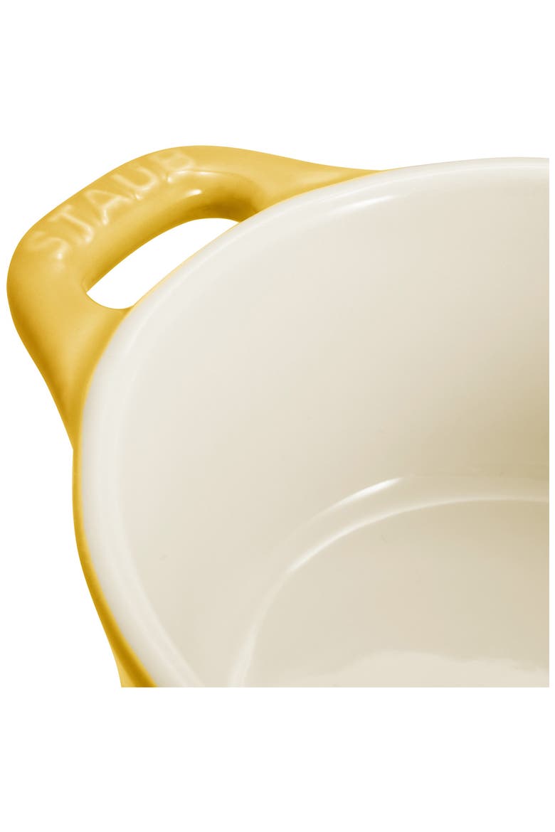 Citron 3-Piece Mini Round Cocotte Set, Alternate, color, CITRON