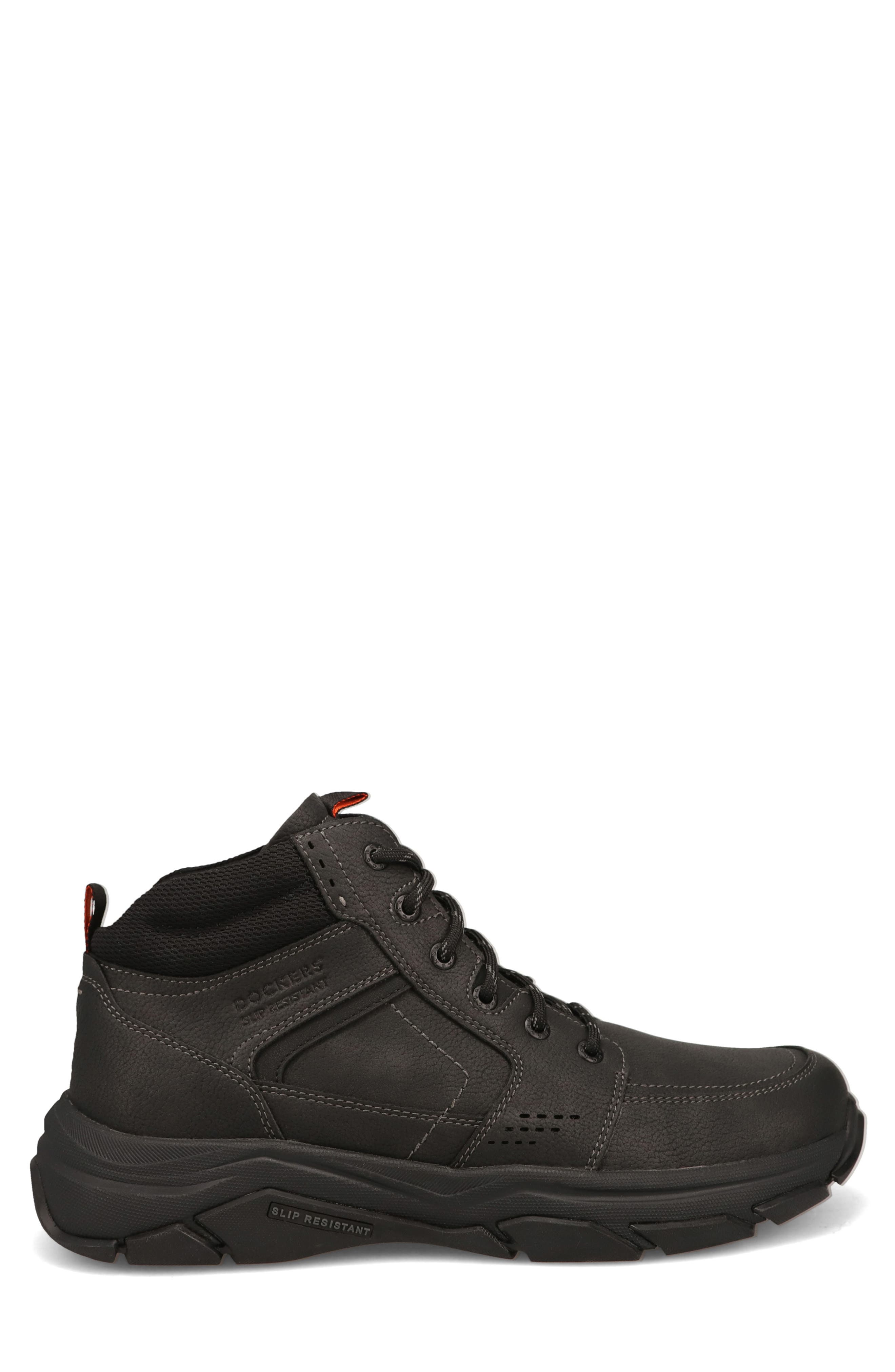 Royce Slip Resistant Work Boot, Alternate, color, BLACK