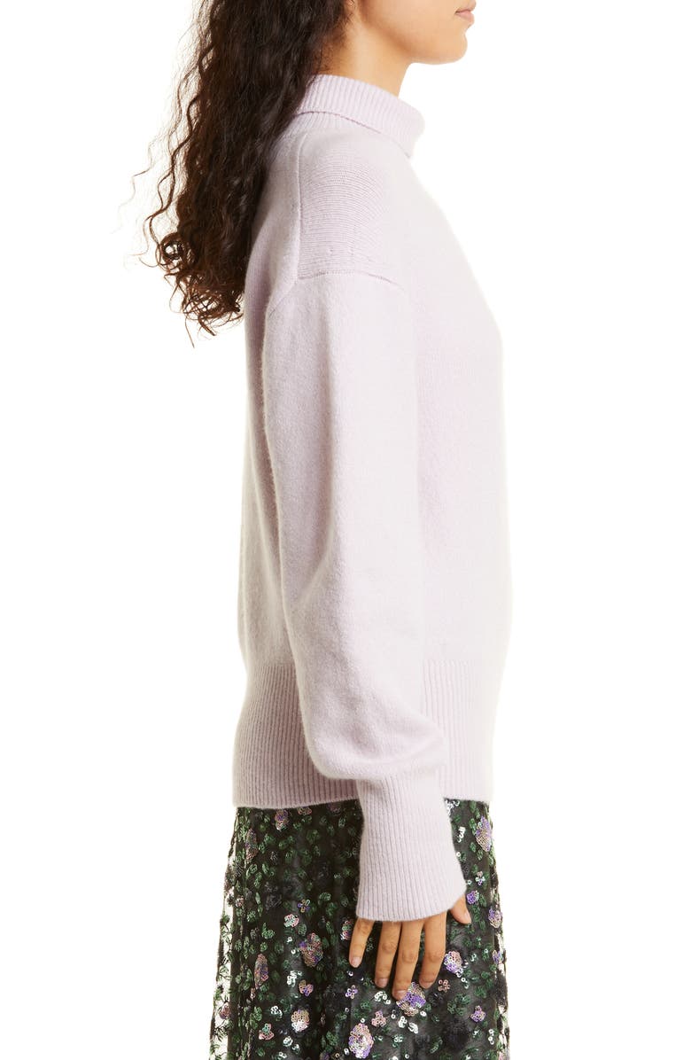 Vince Wool Blend Turtleneck Sweater, Alternate, color, Pale Rose
