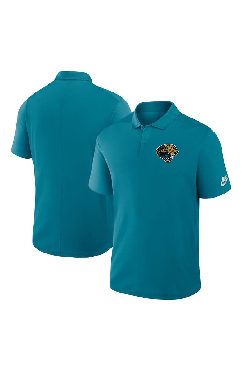 Nike Men's Nike Teal Jacksonville Jaguars Rewind Victory Performance Polo, Main, color, Teal