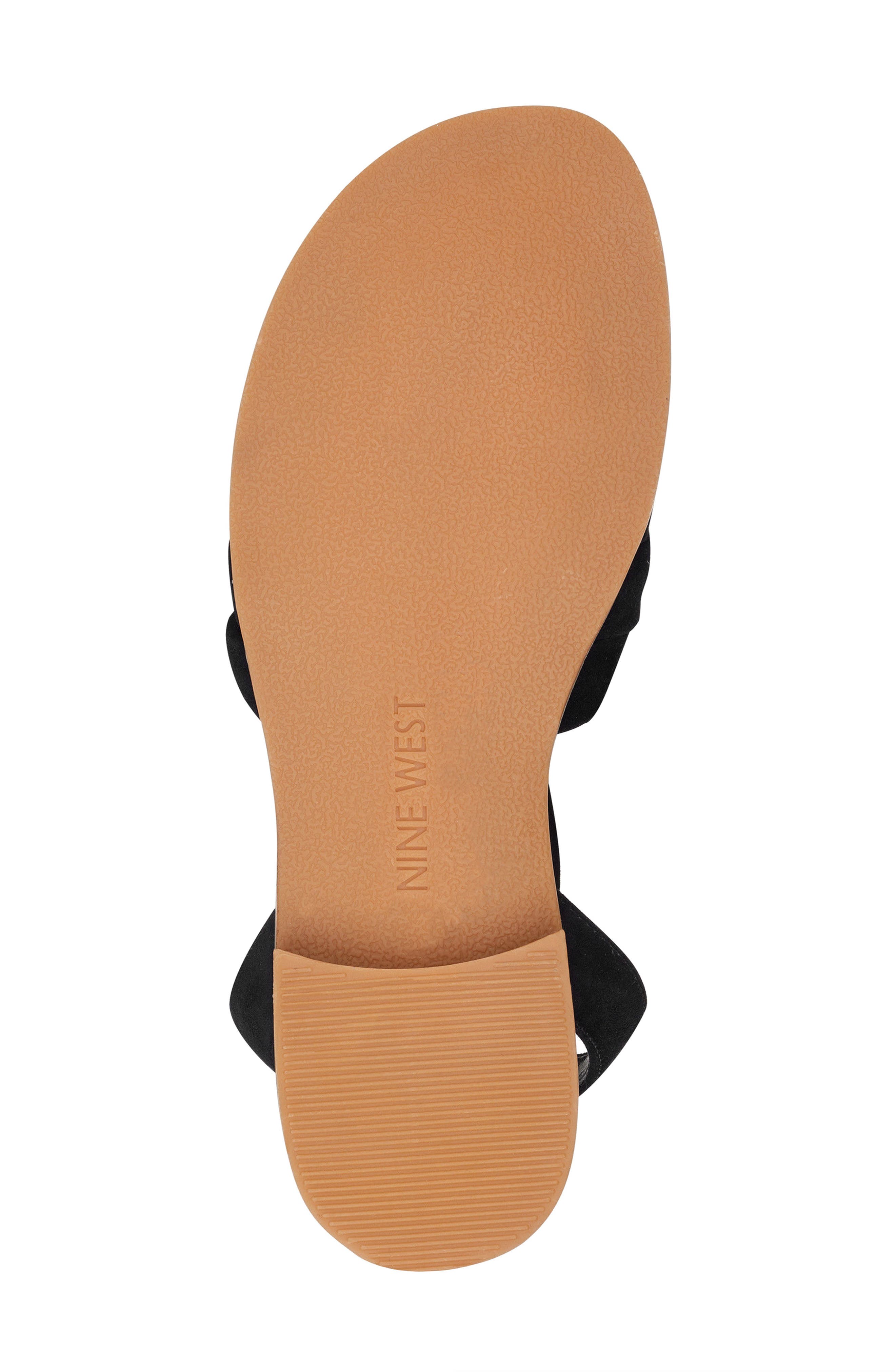 Xameera Knotted Sandal, Alternate, color, BLACK SUEDE