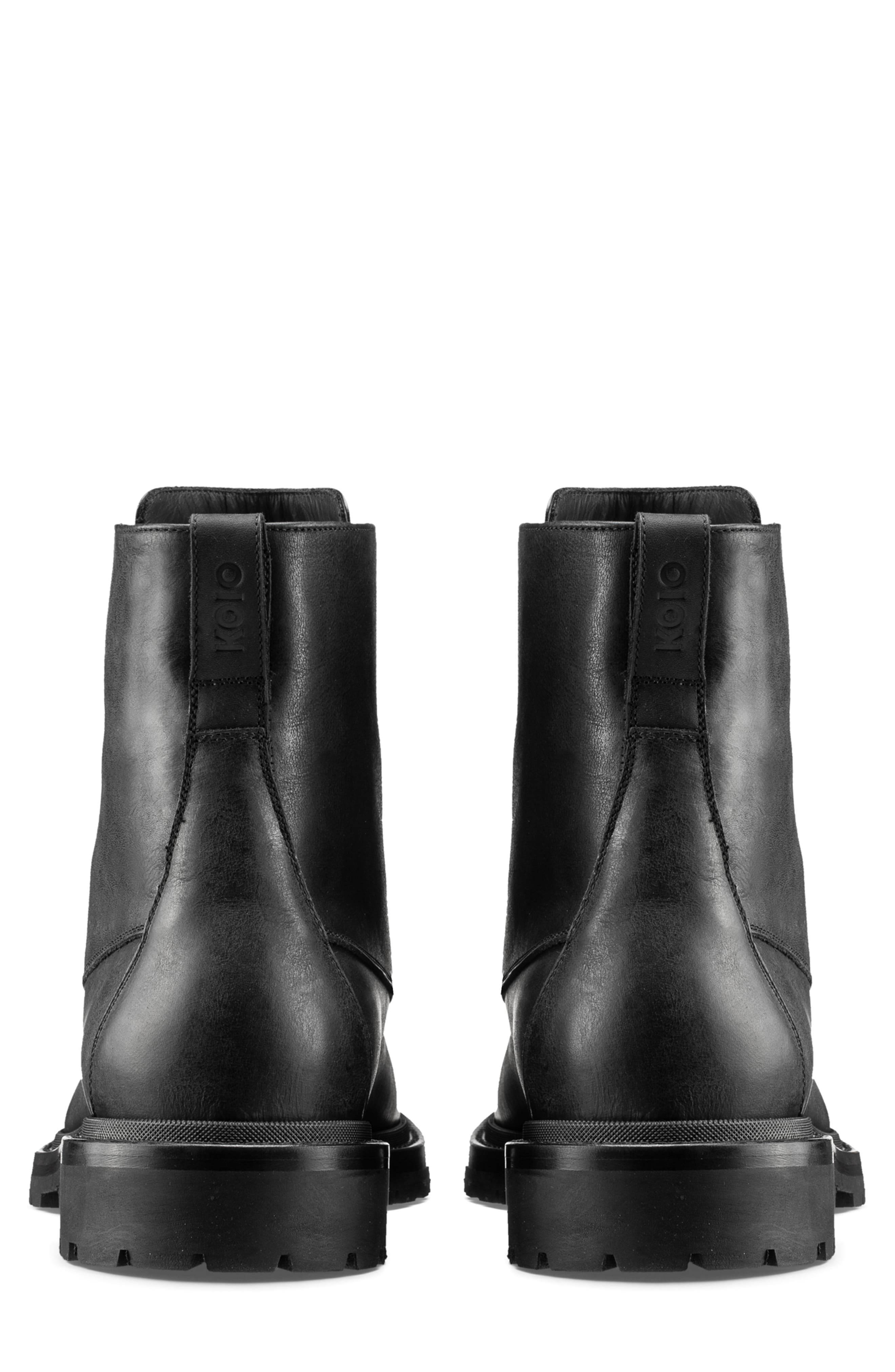 Koio Como Water Resistant Combat Boot, Alternate, color, 