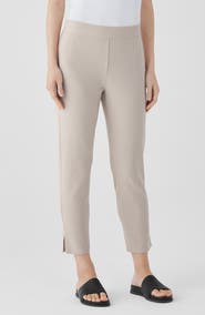 Eileen Fisher High Waist Slim Crop Pants