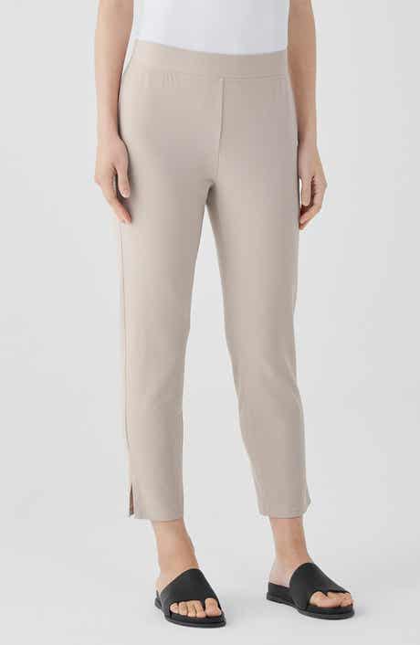 Eileen Fisher High Waist Slim Crop Pants