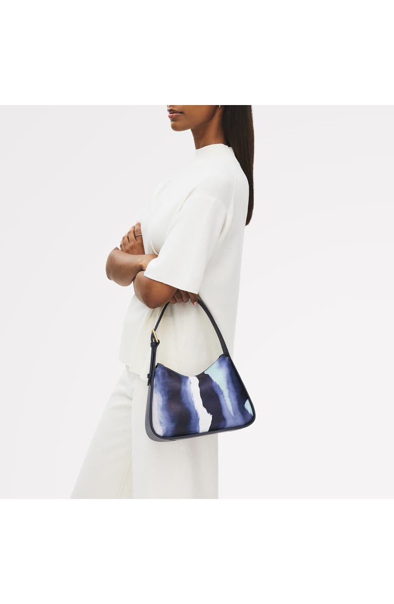 Radley Westwell Lane - Stripe Small Ziptop Satchel Bag, Alternate, color, Evenfall