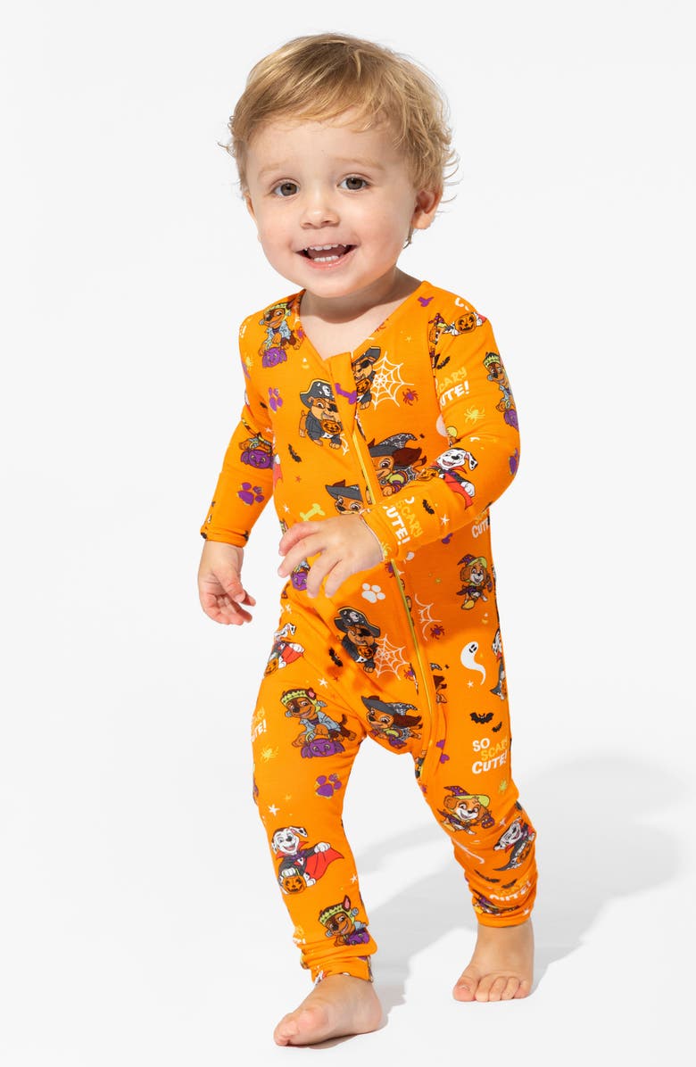 Bellabu Bear Paw Patrol Halloween Convertible Footie Pajamas, Alternate, color, 