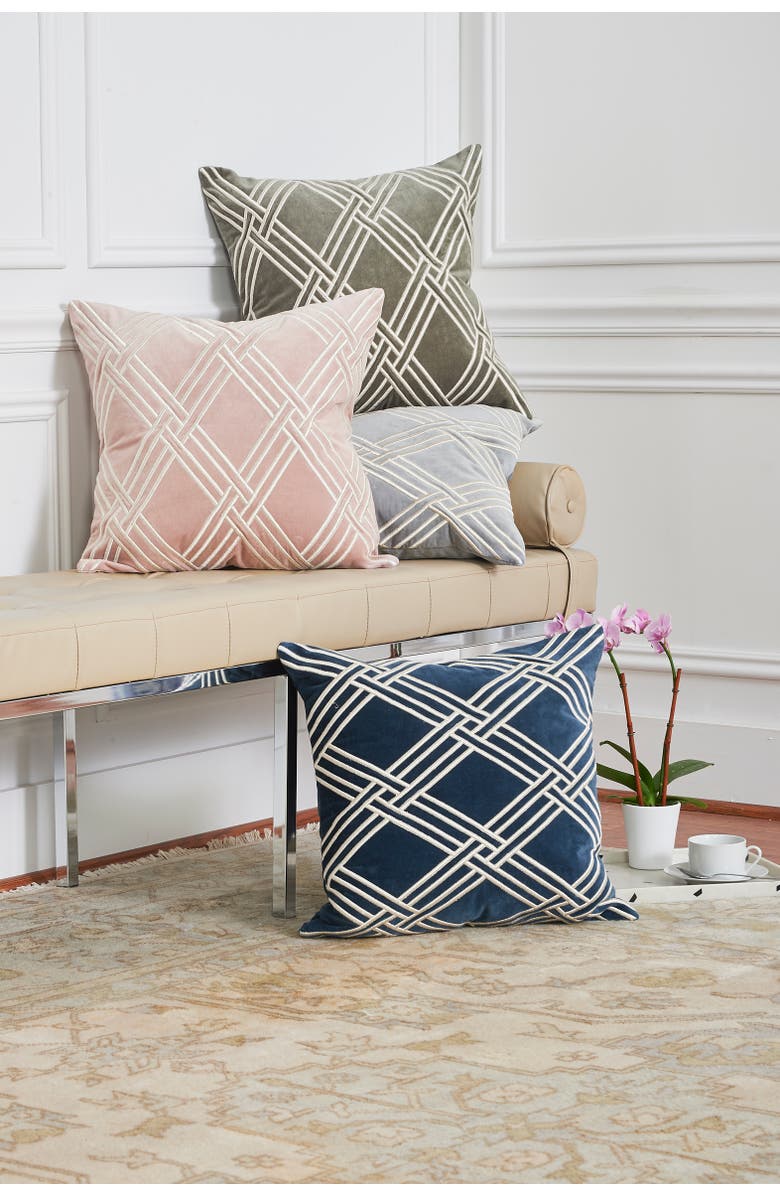 ELISABETH YORK Mavis Throw Pillow Collection, Alternate, color, Gray