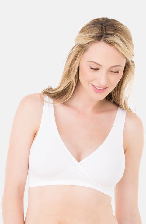 Ingrid & Isabel® Seamless Cross Front Nursing Bra