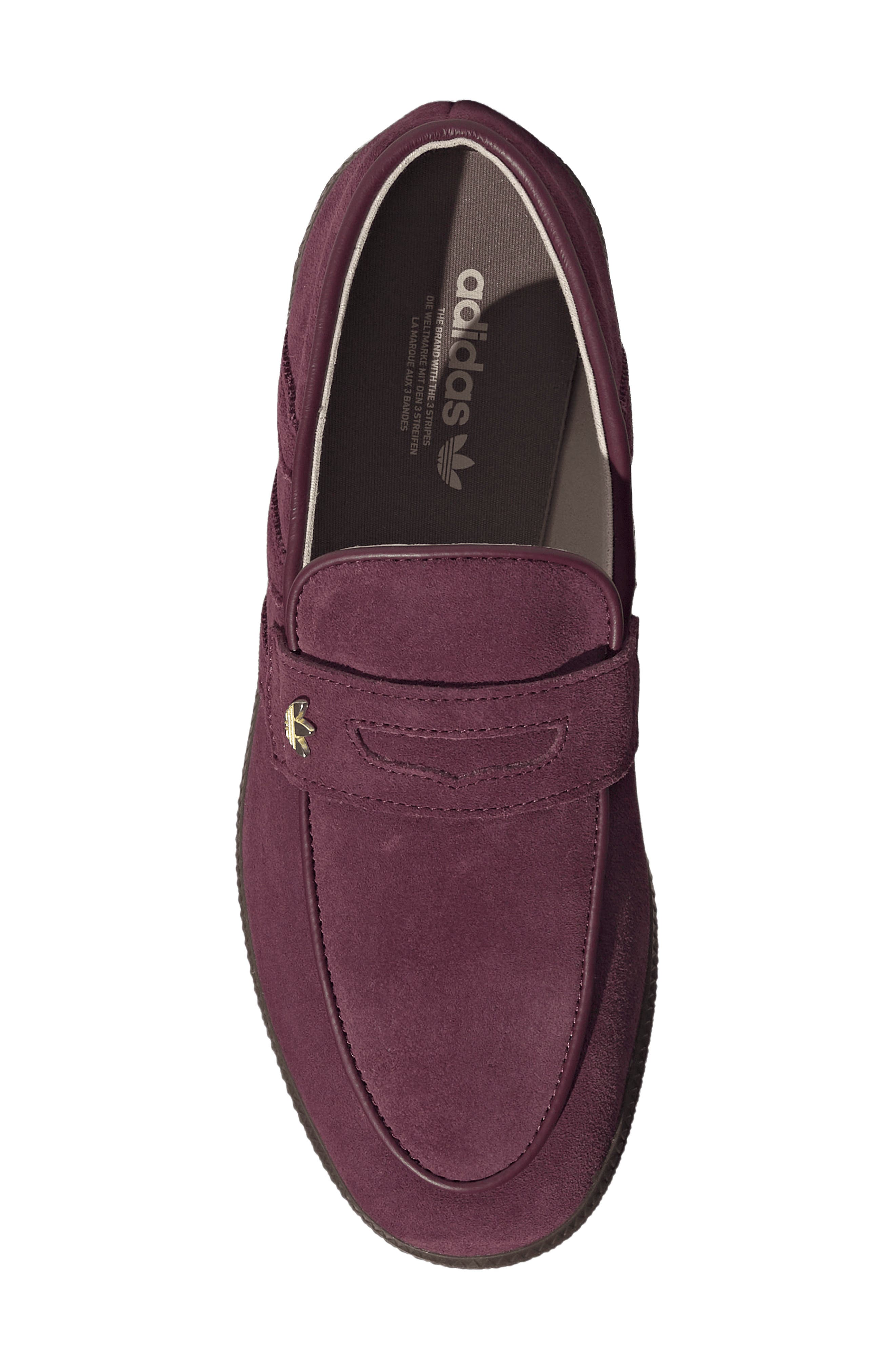 Handball Spezial Loafer, Alternate, color, MAROON/ MAROON/ GUM5