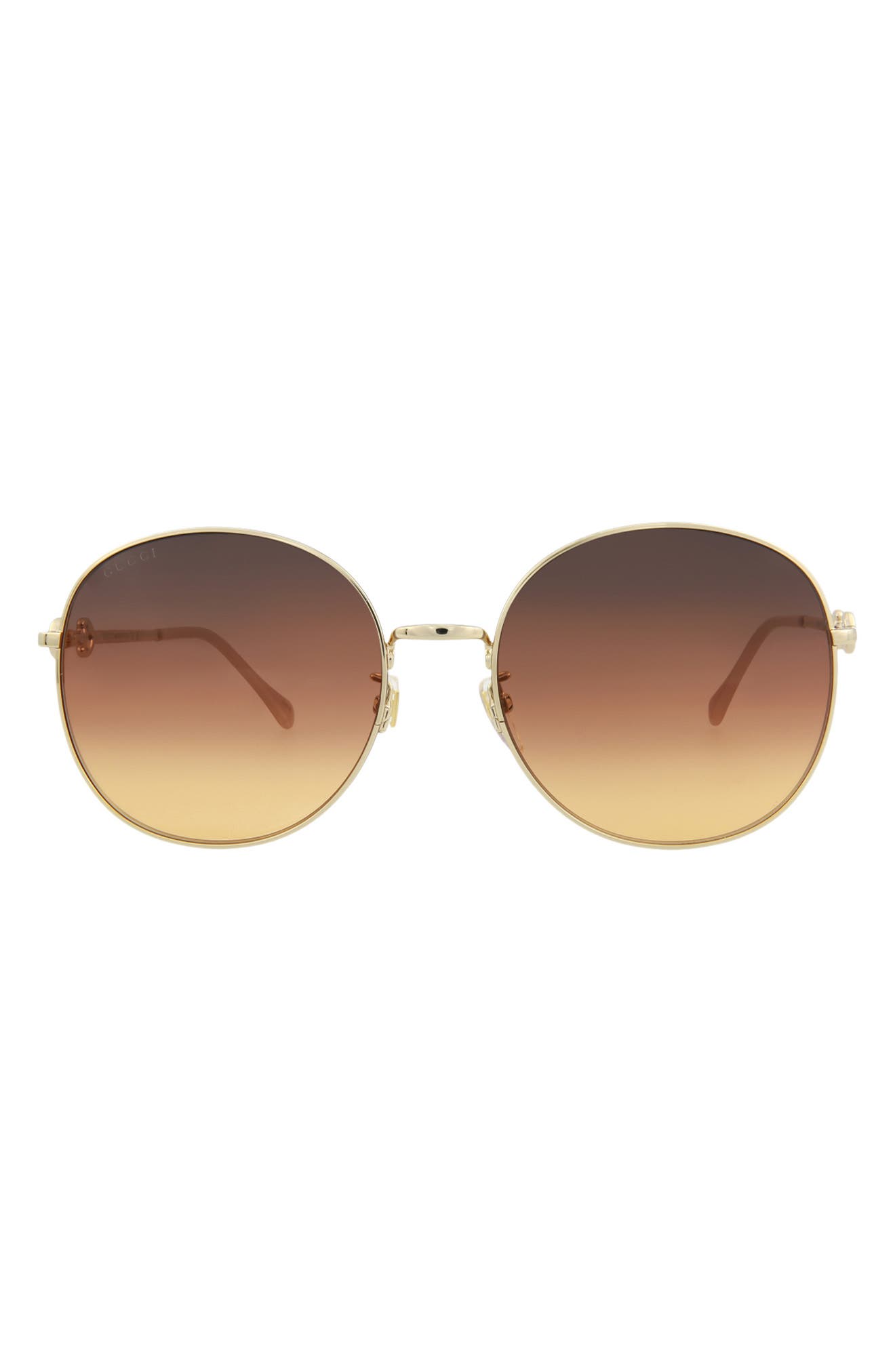 Gucci 59mm Round Novelty Sunglasses