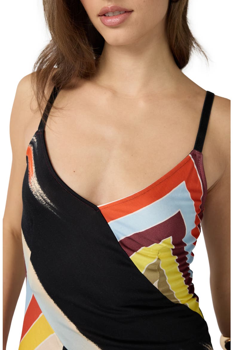 Skye Stripe Asymmetric Dress, Alternate, color, DORIAN STRIPE MULTI