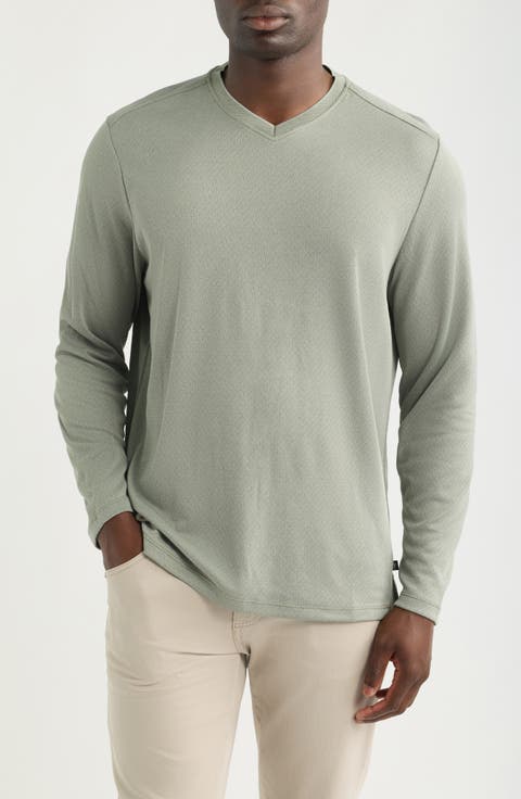 Keyport Diamond Long Sleeve V-Neck IslandZone® T-Shirt