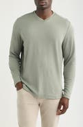 Tommy Bahama Keyport Diamond Long Sleeve V-Neck IslandZone® T-Shirt