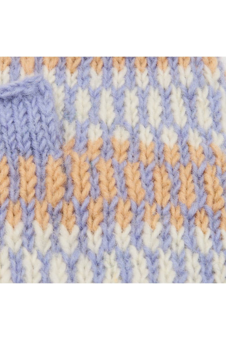 Women's Artisan Hand-Knit Adirondack Winter Wool Half Mitten, Alternate, color, Wren