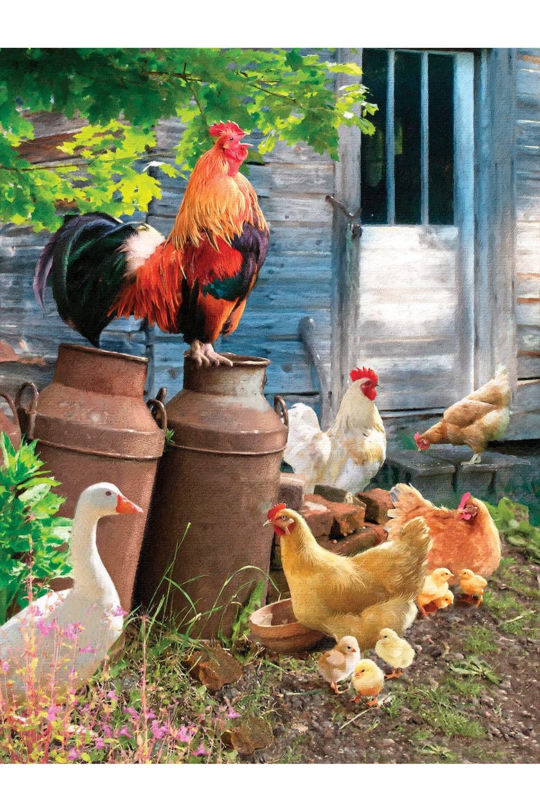 Hen Run 1000 piece Jigsaw Puzzle for Adults, Alternate, color, Multicolor