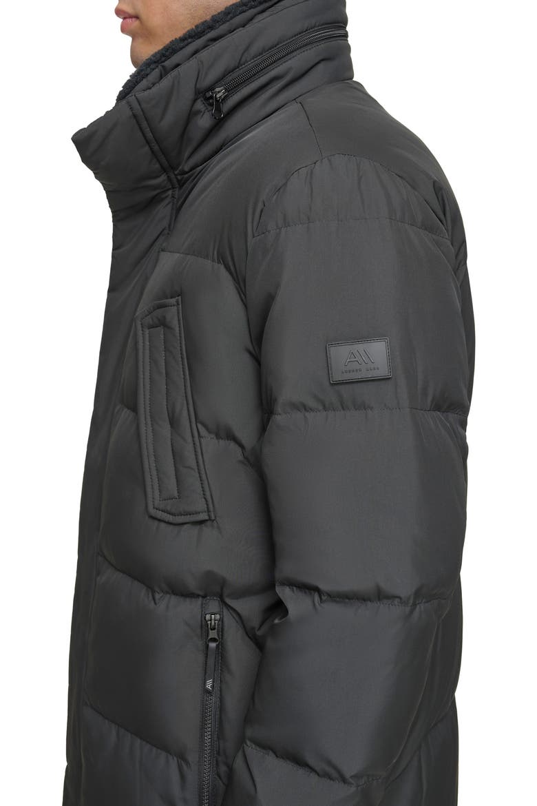 Valcour Water-Resistant Puffer Coat, Alternate, color, BLACK