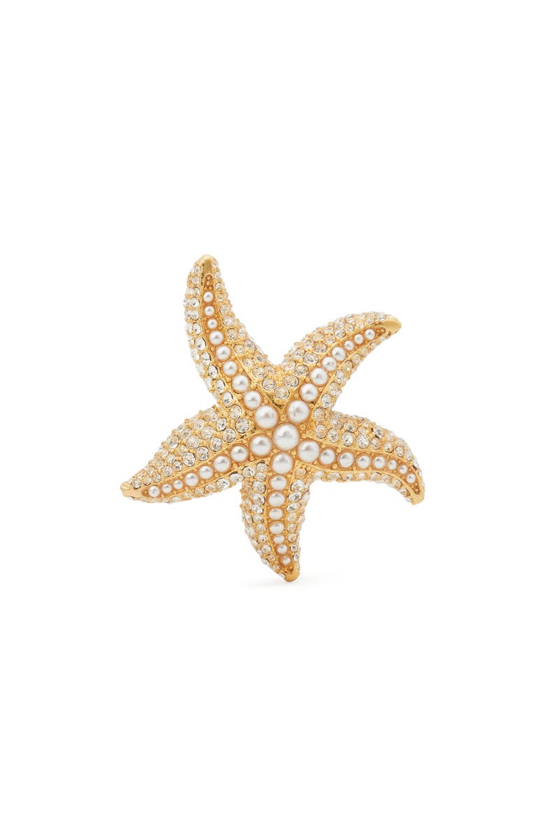 Kate Spade New York sea star cocktail ring, Main, color, 