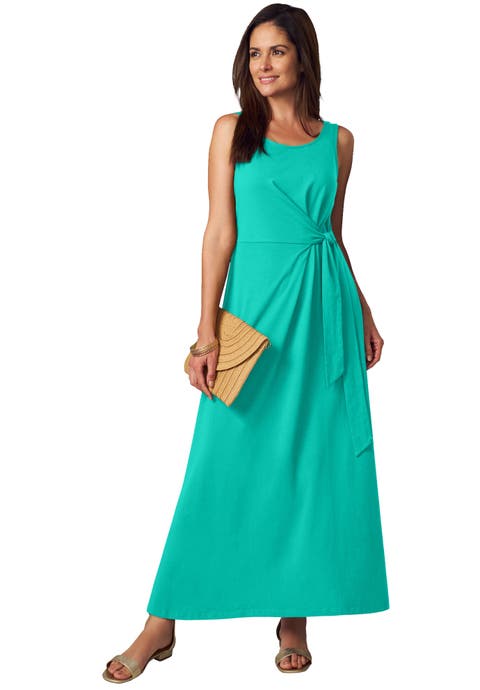 Side Tie Maxi Dress (Plus)