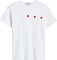 Comme des Garçons PLAY Many Hearts Graphic T-Shirt