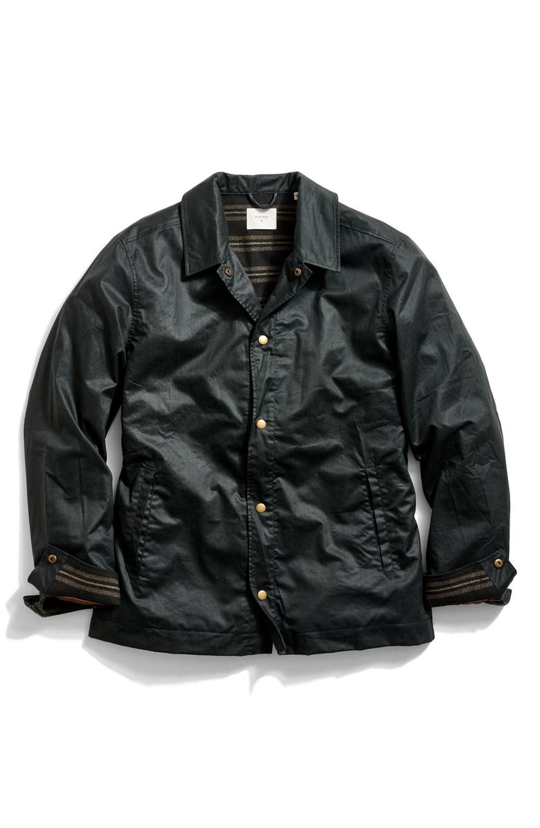 Billy Reid Harrison Water Repellent Waxed Cotton Jacket, Main, color, 