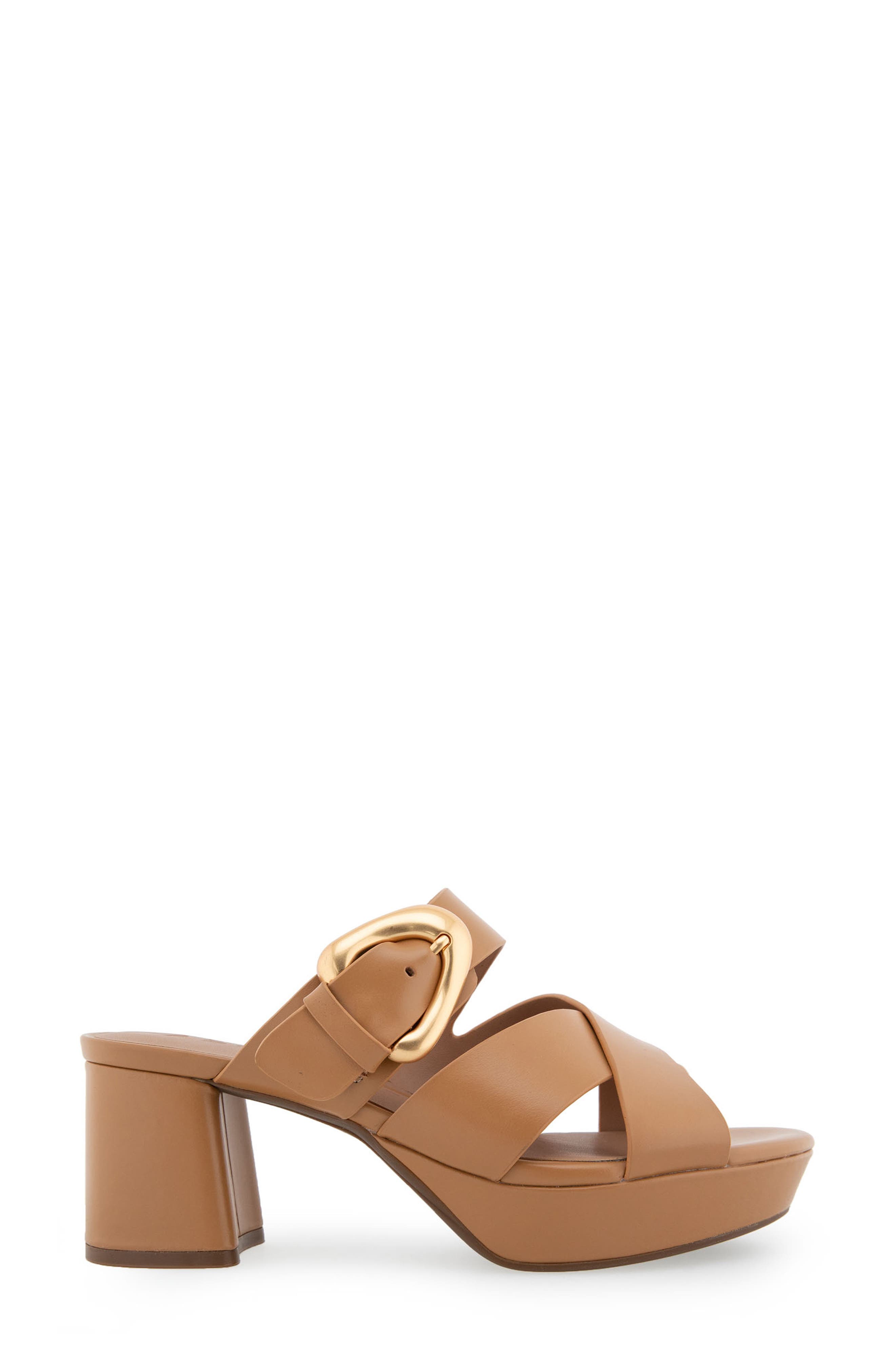 Collin Platform Sandal, Alternate, color, DOE LEATHE