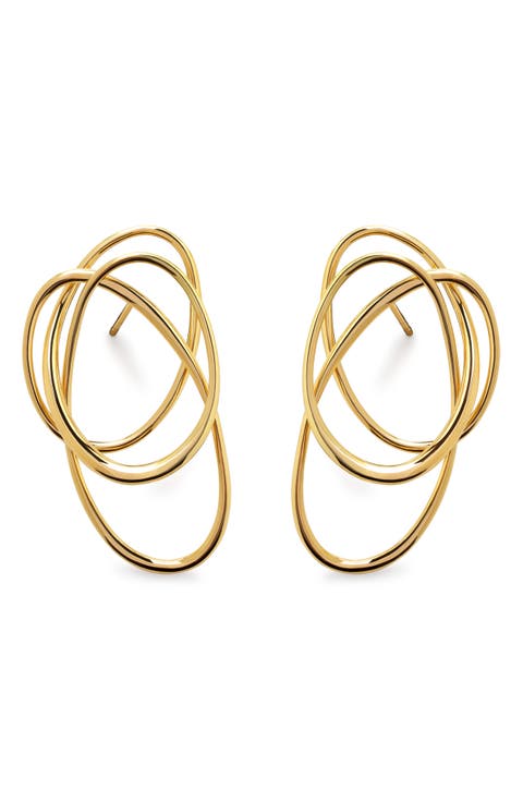 Nura Wrap Drop Earrings