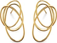 Monica Vinader Nura Wrap Drop Earrings