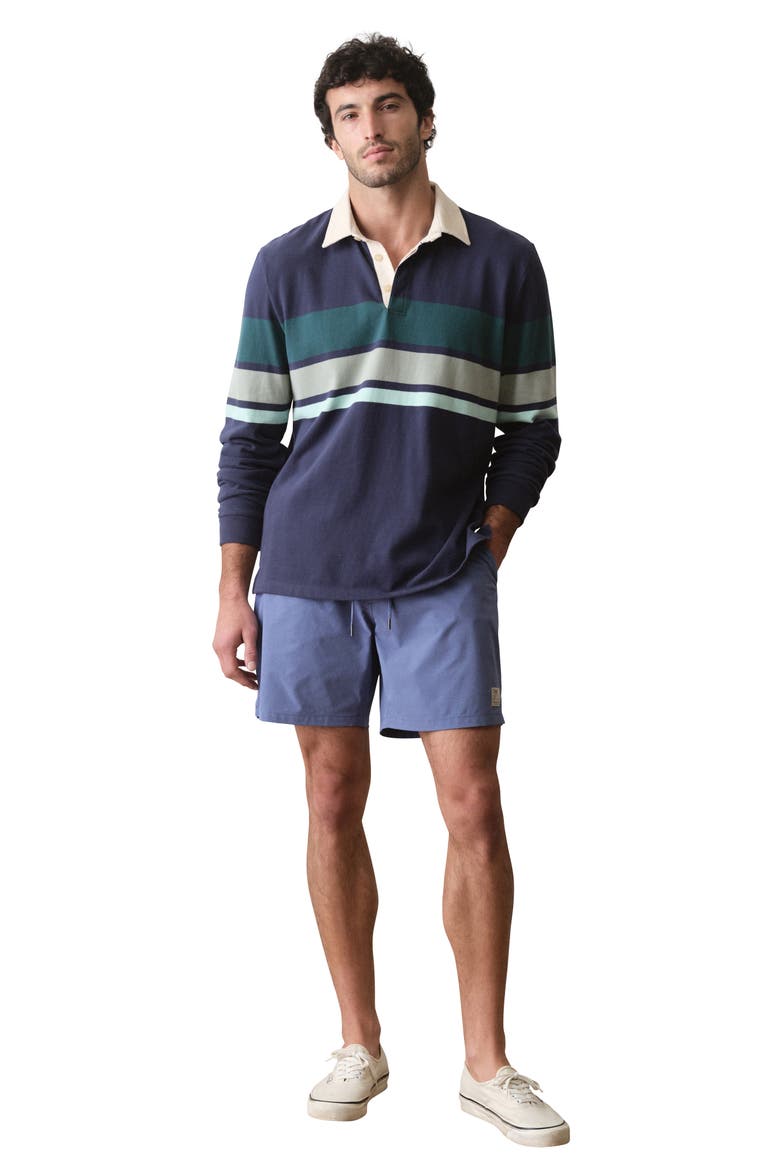 Lined Sport and Swim Shorts, Alternate, color, COASTAL FJORD