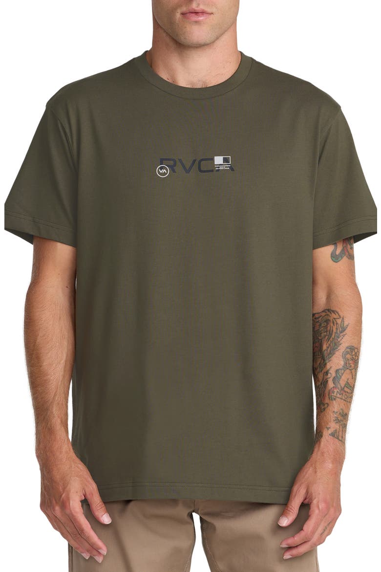 Small Icons Cotton Graphic T-Shirt, Main, color, FATIGUE