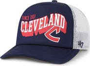 '47 Men's '47 Navy Cleveland Guardians Meander Foam Trucker Snapback Hat