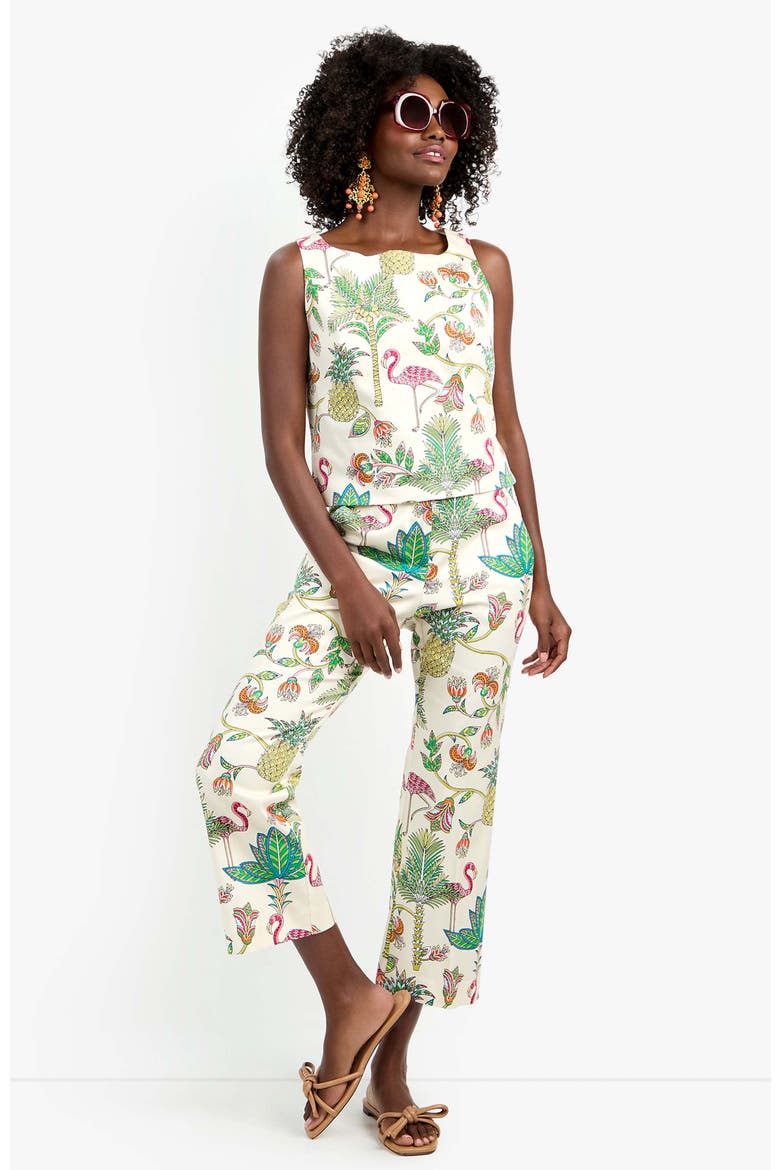 Venya Flamingo Fizz Voile Structured Woven Top, Main, color, Flamingo Fizz Voile