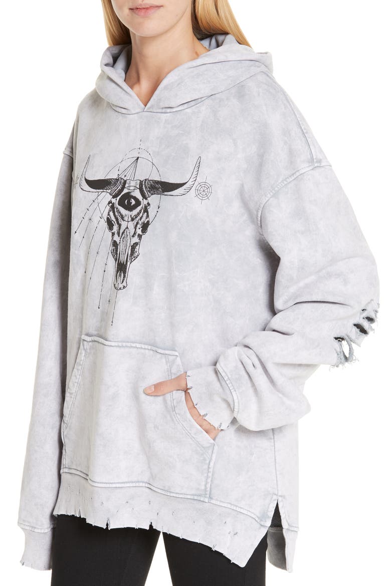 Perfect Tombstone Hoodie, Alternate, color, ACID GREY