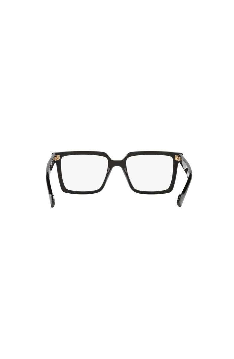 Gucci 52mm Rectangle optical glasses, Alternate, color, Black