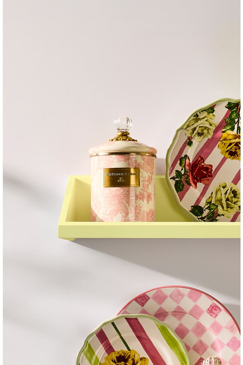 Medium Rosy English Canister, Alternate, color, ROSY