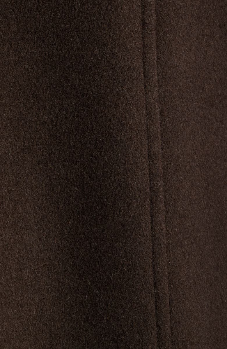 Bernardo Single Breasted Crop Coat, Alternate, color, Seal Brown