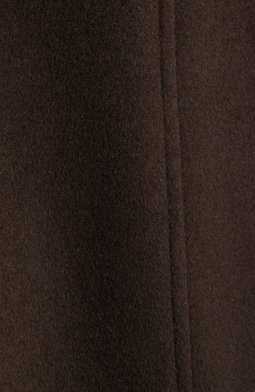 Bernardo Single Breasted Crop Coat In Brown