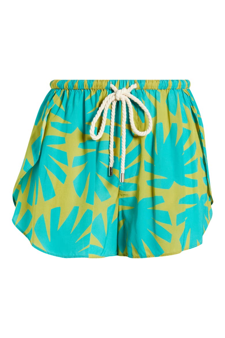 Mitchel Shorts, Alternate, color, CHARTREUSE / TEAL