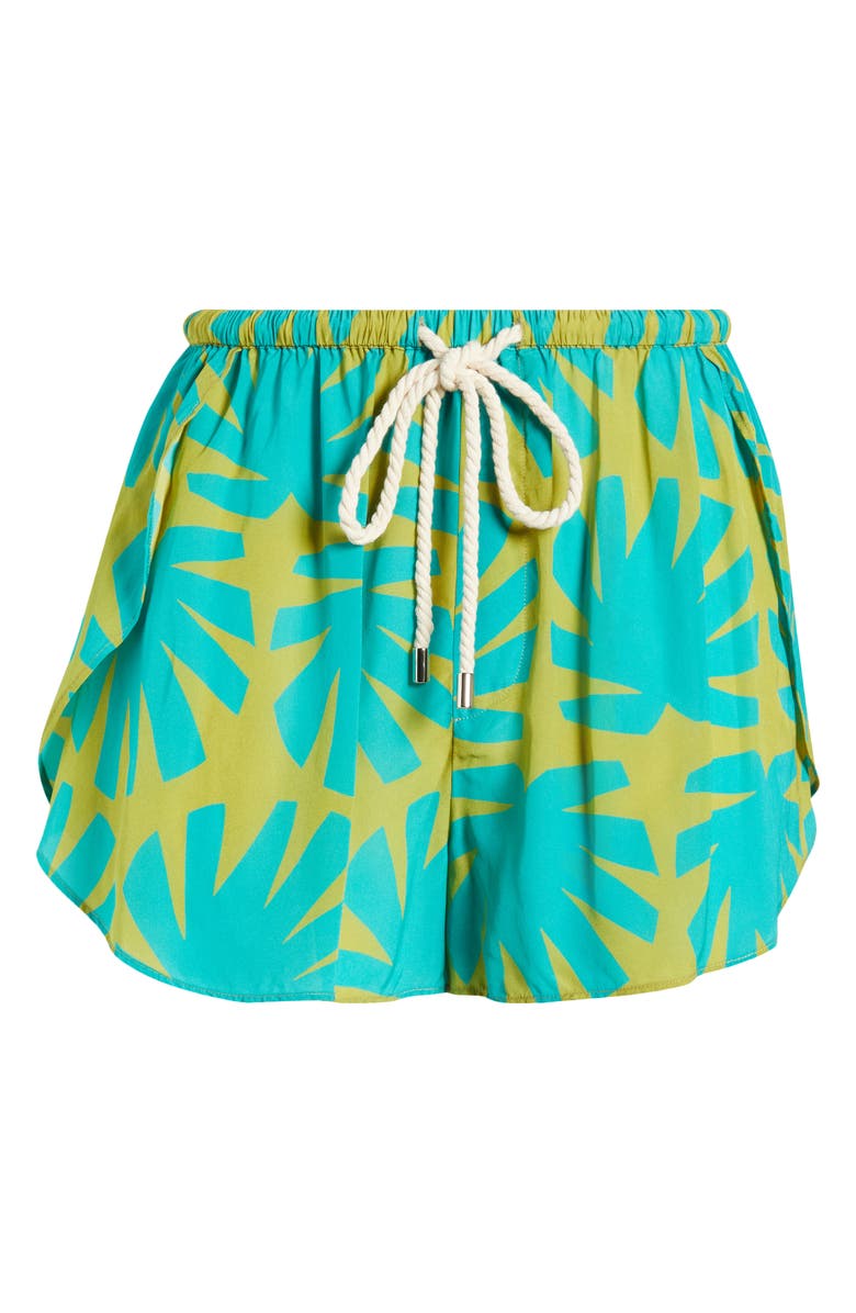 Solid & Striped Mitchel Shorts, Alternate, color, Chartreuse / Teal